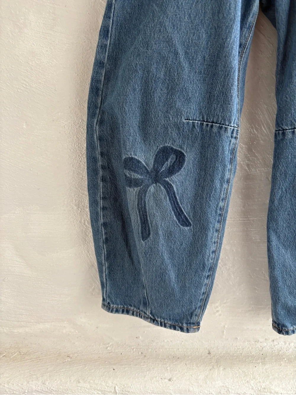Old Navy Printed Super Baggy Barrel-Leg Jeans